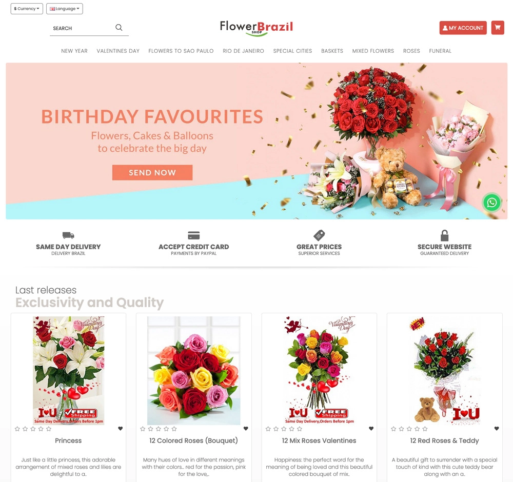 Brazil Flower Shop