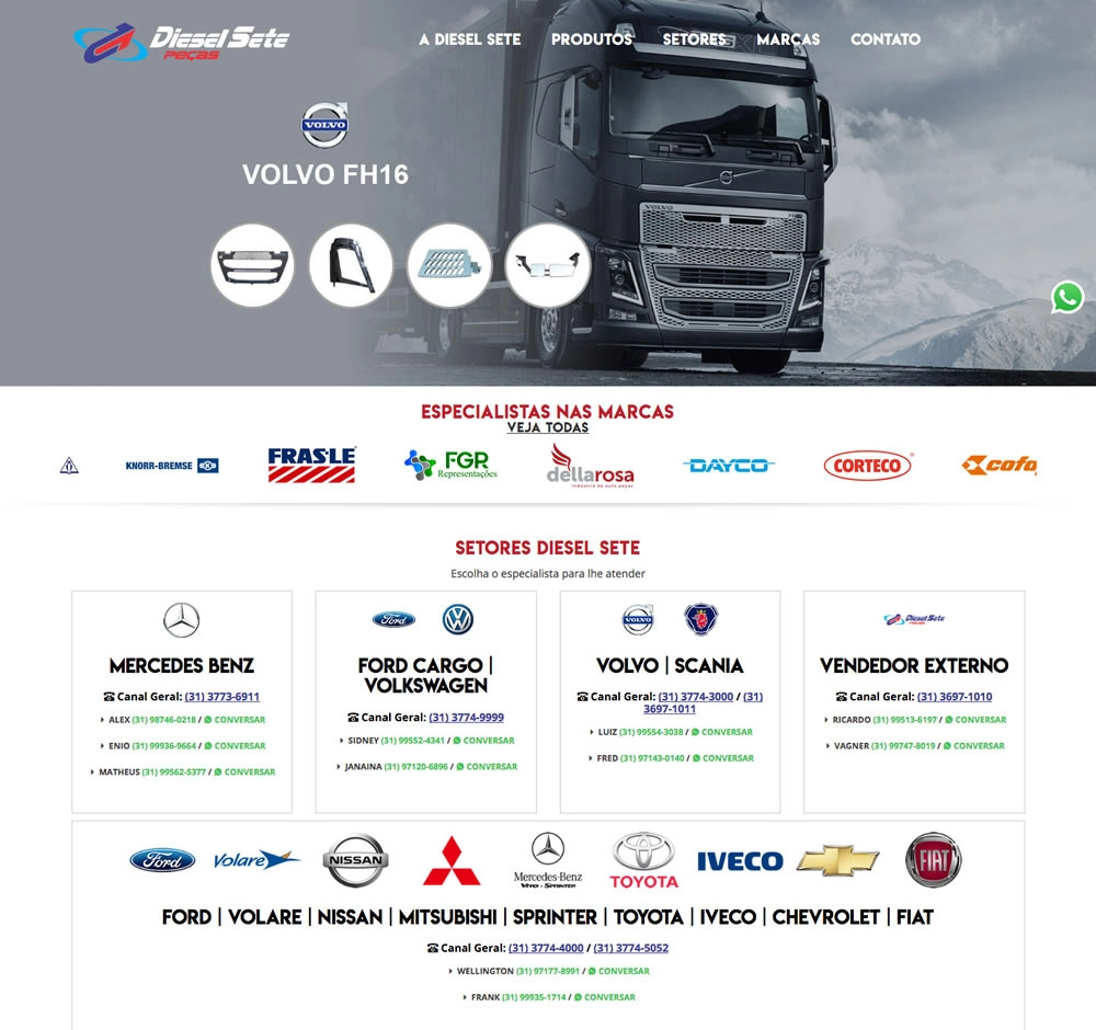 Diesel Sete Peças