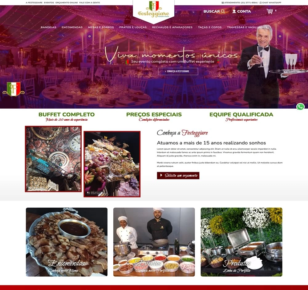 Festeggiare Recepções