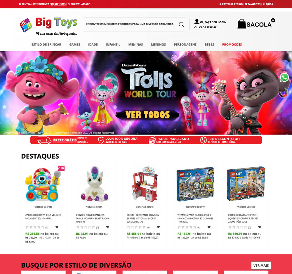 Brinquedos Big Toys