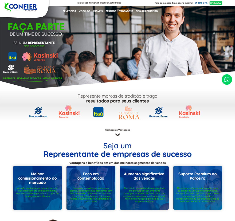 Confier Representantes
