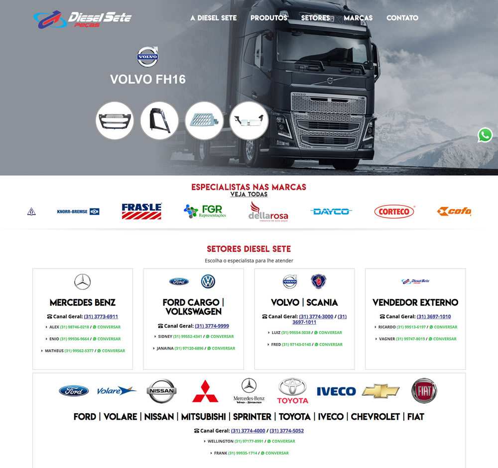 Diesel Sete Peças